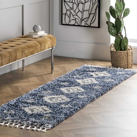 Nuloom Transitional Regina Shag Area Rug 2ft 6in x 8ft KKEL01A-2608